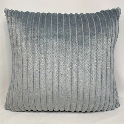 New Year/Christmas Decorative Corduroy Pillow Cover, 17x17 Inch, Perfect for Party/Home Decor