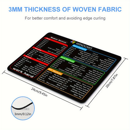 Women and girls designed gaming mouse pad, non-slip rubber mat for office computers and laptops measuring 9.45*7.87*0.12inch/ 24*20*0.3cm.