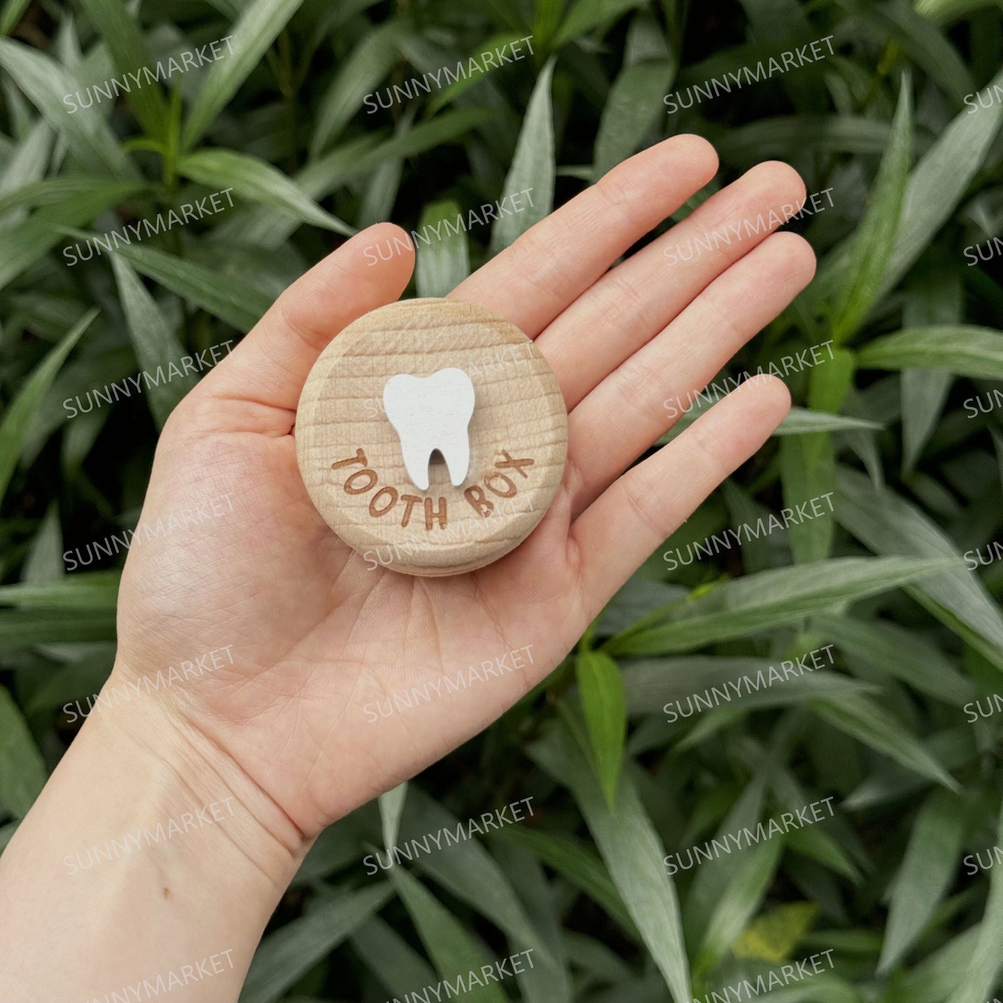 Wooden Tooth and Hair Keepsake Box for Babies, Baby Tooth and Hair Storage, Baby's First Lock of Hair, Unique Baby Shower Gift, Special Birth Memory Box