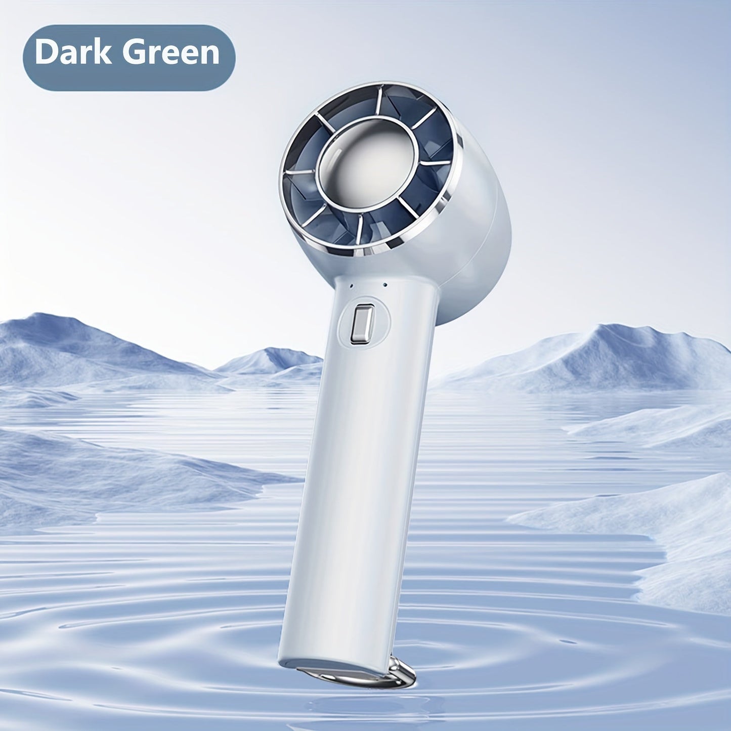 Stay cool on-the-go with the 2024 Portable Handheld Cooling Fan. This innovative fan includes an ice compress for extra cooling power. It is USB rechargeable and features a wearable design, making it perfect for both indoor and outdoor use. Plus, it