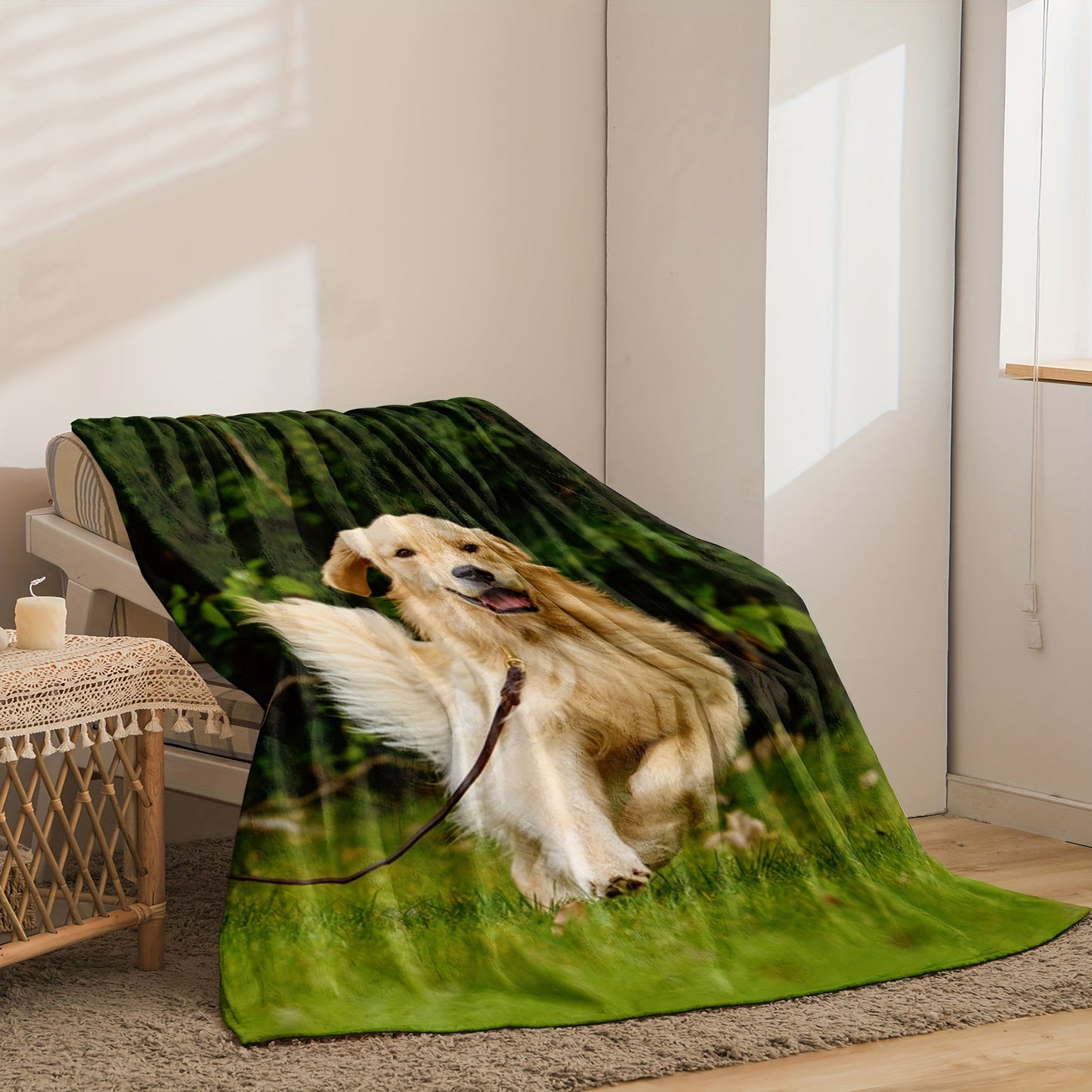 Personalized Ultra-Soft Knitted Polyester Fleece Blanket with High-Definition Printing - Perfect for Customized Photos of Pets and Travel Memories. Ideal for Everyone - Girls, Boys, Adults, Grandparents, Daughters, Sons, Sisters, Parents. Makes a