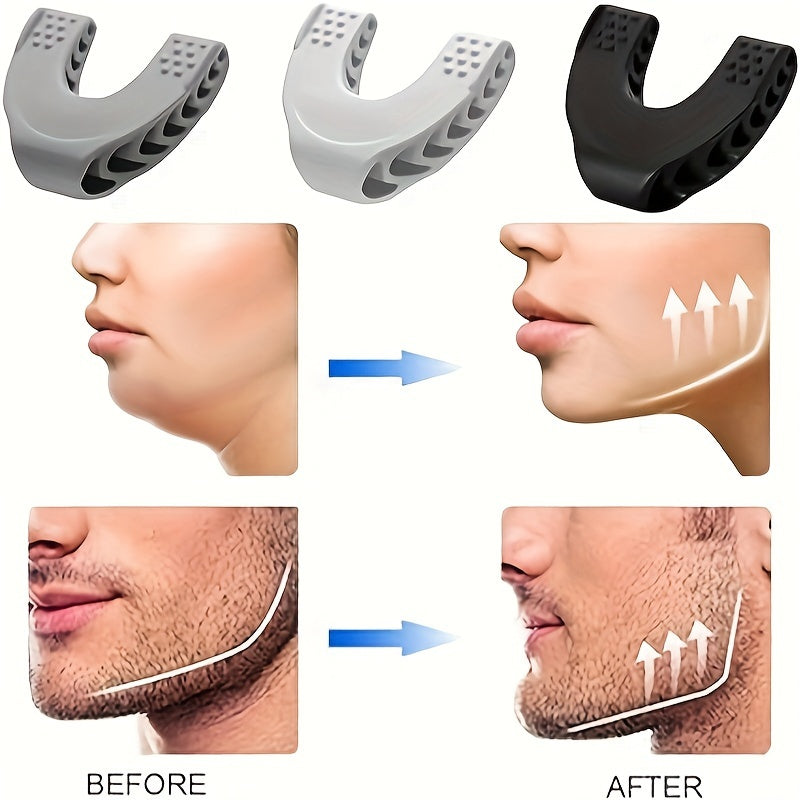 Premium 1pc Jaw Exerciser for Men and Women to tone and tighten the face, neck, and jawline. Strengthen and target chin, lips, and cheekbones.