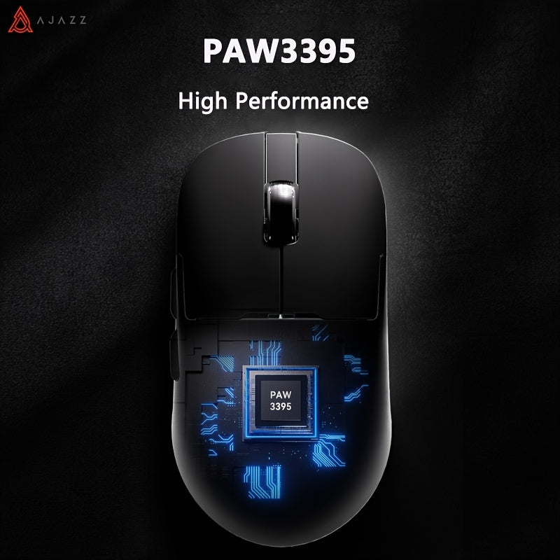 AJAZZ AJ159 PRO Wireless Mouse - Lightweight, Tri-Mode, 8K Gaming, Ambidextrous, Optical, USB Charging, Type-C, Rechargeable Lithium Polymer Battery - Windows 10