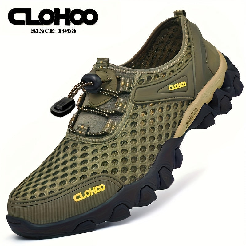 CLOHOO Men's Breathable Casual Sneakers - Comfortable, Durable Shoes for Outdoor & Casual Wear, CLOHOO