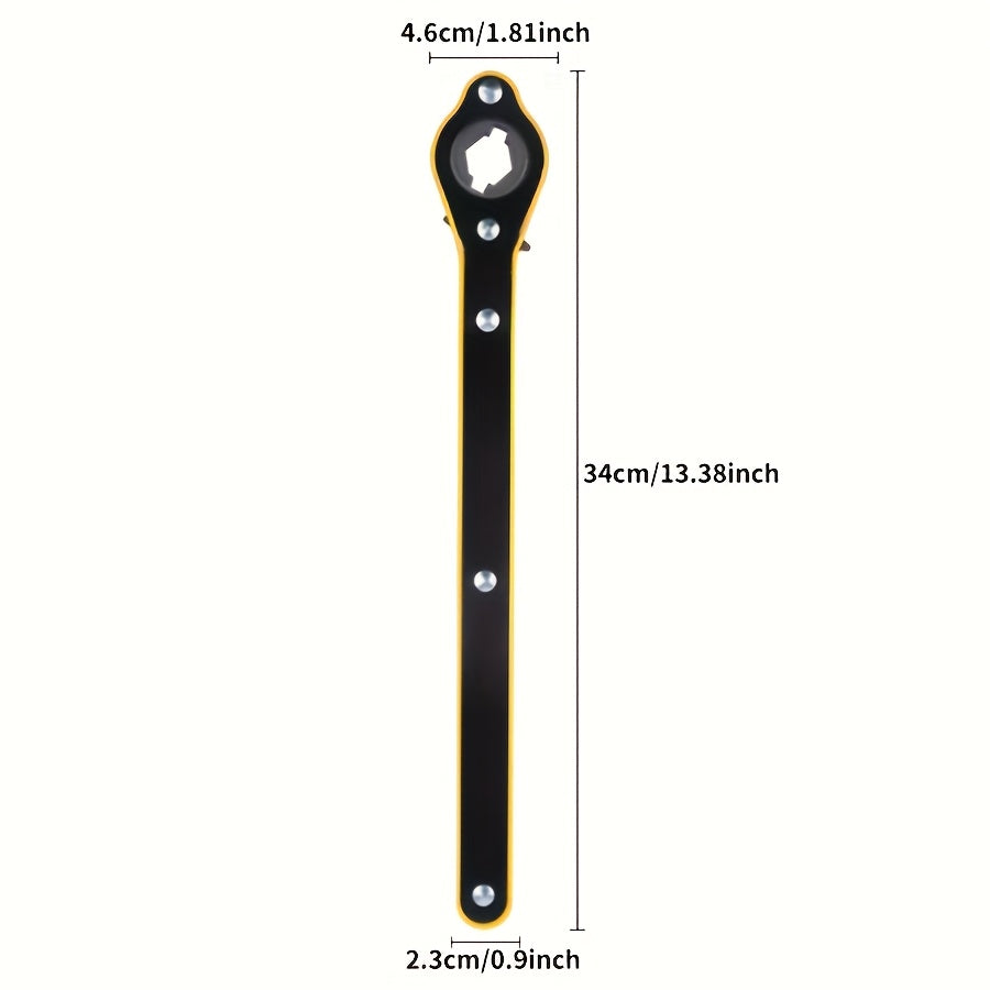 Многофункциональный металлический домкрат-ключ для шин с 360° вращающейся ручкой для мотоциклов, внедорожников и автомобилей. Устойчивый к ржавчине, длинный ручной ножничный домкрат для легкой разборки и установки.