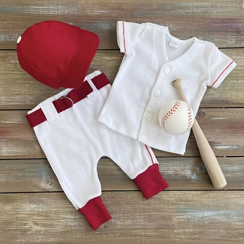 Outfit your little baseball player with adorable newborn photography outfits