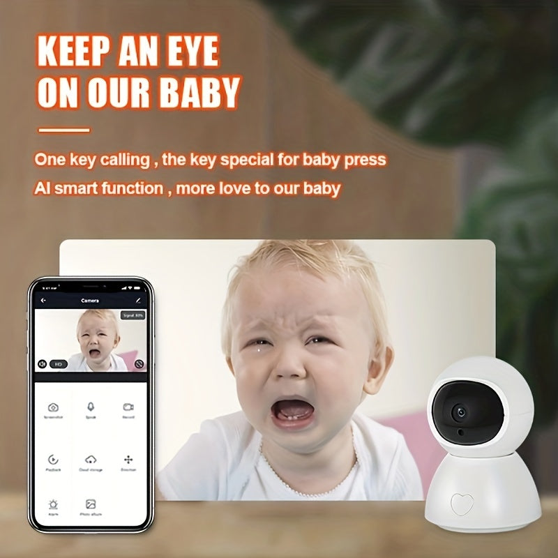 The ST-288-4M-TY smart camera offers high-definition video for remote monitoring on your mobile phone, allowing you to easily call and monitor your child with just one click for added security.