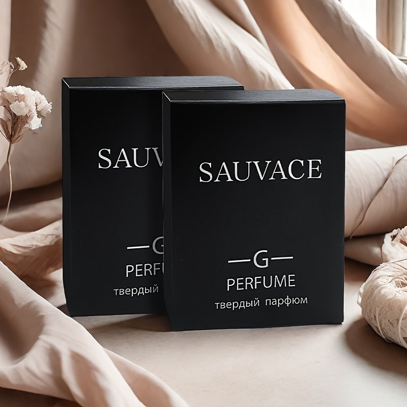 SAUVACE Men's Solid Perfume offers a long-lasting Woody scent, with a formaldehyde-free, plant-based formula. Perfect for adult men, ideal for dating and daily use, also makes a great gift