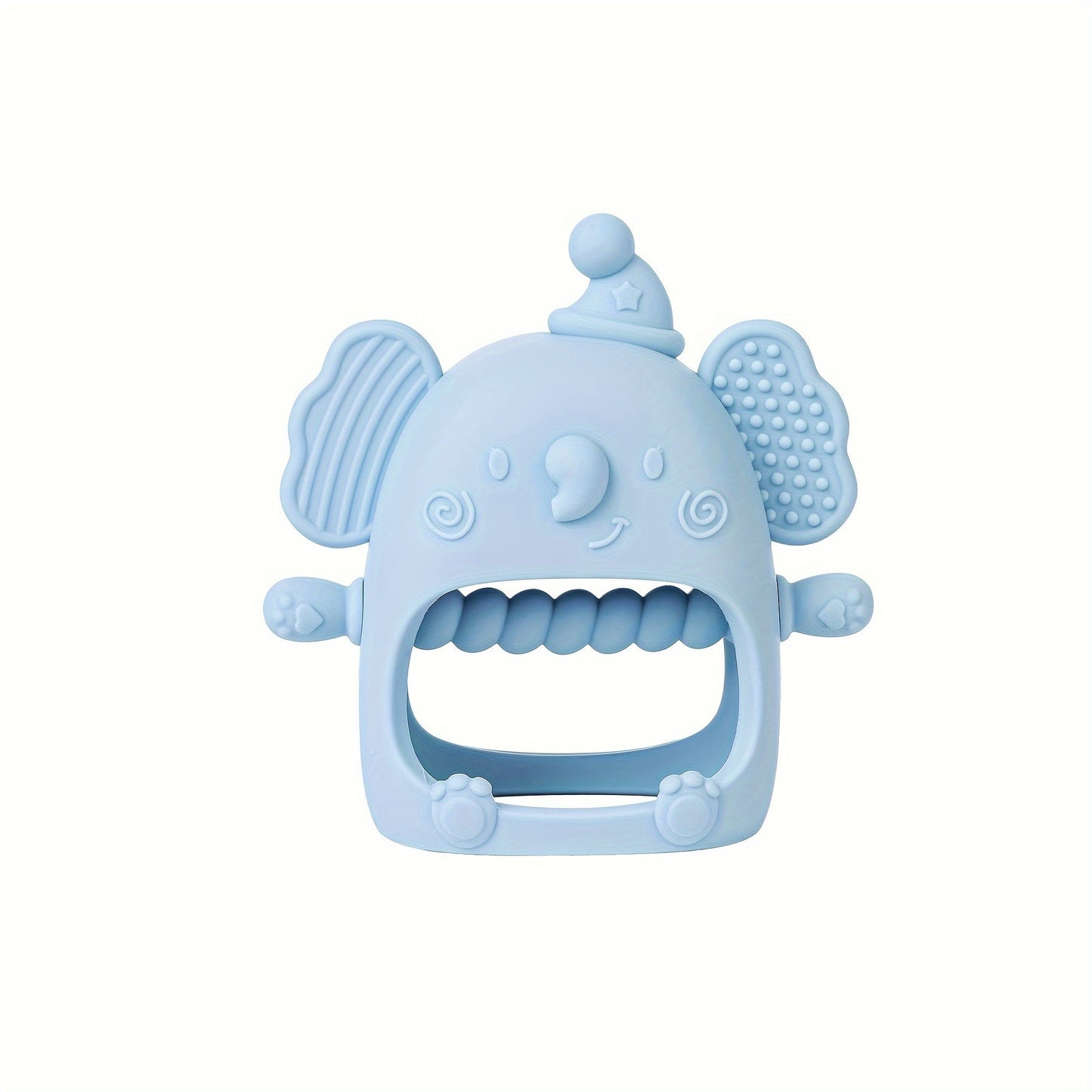 One piece of the TYRY.HU Silicone Baby Teether Mitten is now available. This non-slip, BPA-free teething toy features a fun cartoon design and is machine washable. It is perfect for babies who are teething and can also be used as a hand pacifier for