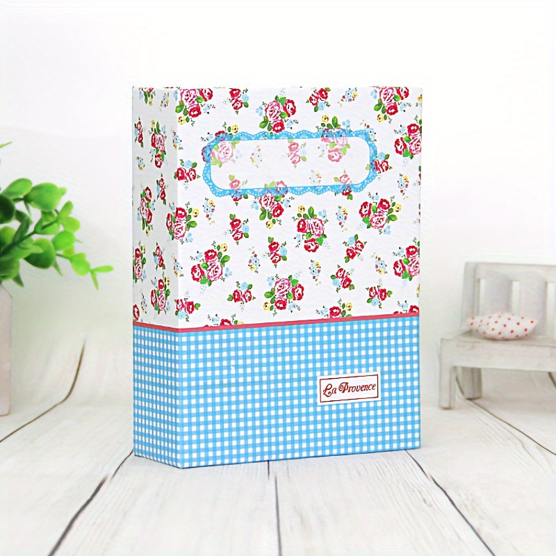 Large capacity 1pc Cute Cartoon Floral 4D Photo Album, perfect for storing family memories and milestones. Comes with 100 pockets, making it an ideal wedding or birthday gift for loved ones. Also great for Christmas or Halloween celebrations.