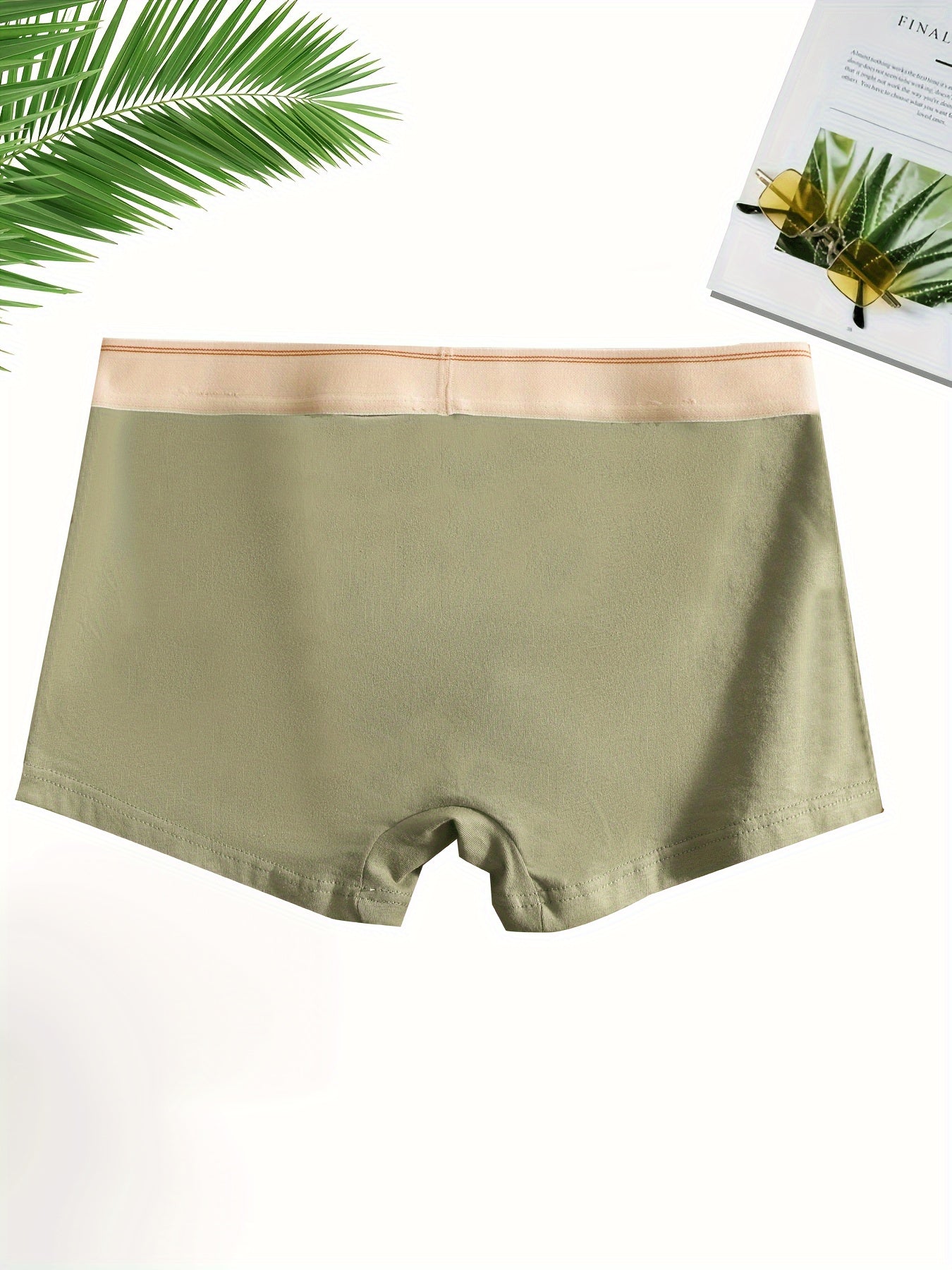 Men's 8-pack Solid Color Boxer Briefs crafted from comfy cotton for breathability.