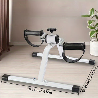 Home Office Folding Step Machine for Leg Fitness and Muscle Building, Mini Exercise Bike without Timer.