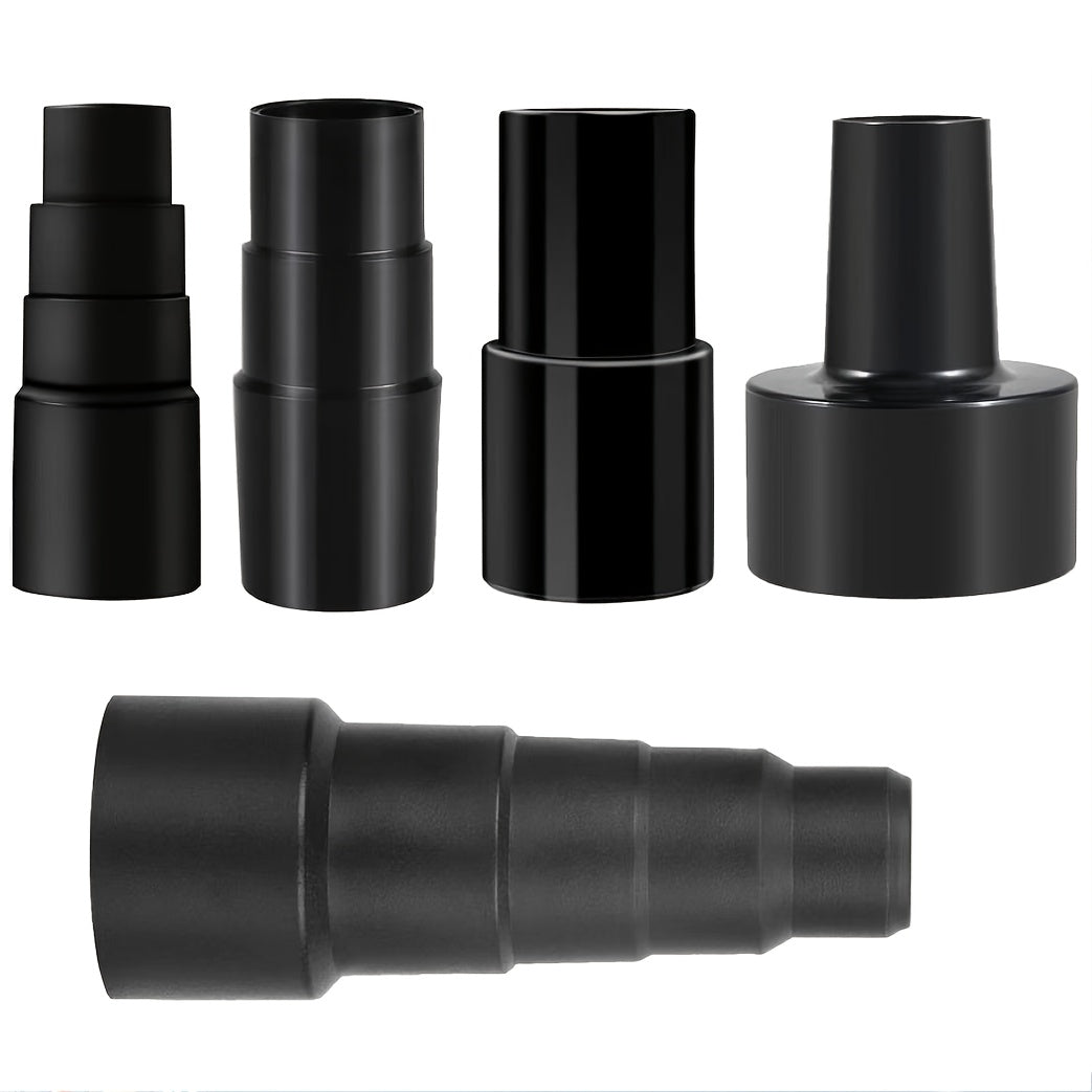 5-Piece Shop Vac Hose Adapter Set - Fits a Range of Sizes from 6.35cm to 3.81cm, 3.51cm to 4.45cm, and Beyond