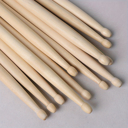 Maple Wood Drumsticks in Camel & Khaki - Uncharged, Tandem Set, Multiple Sizes