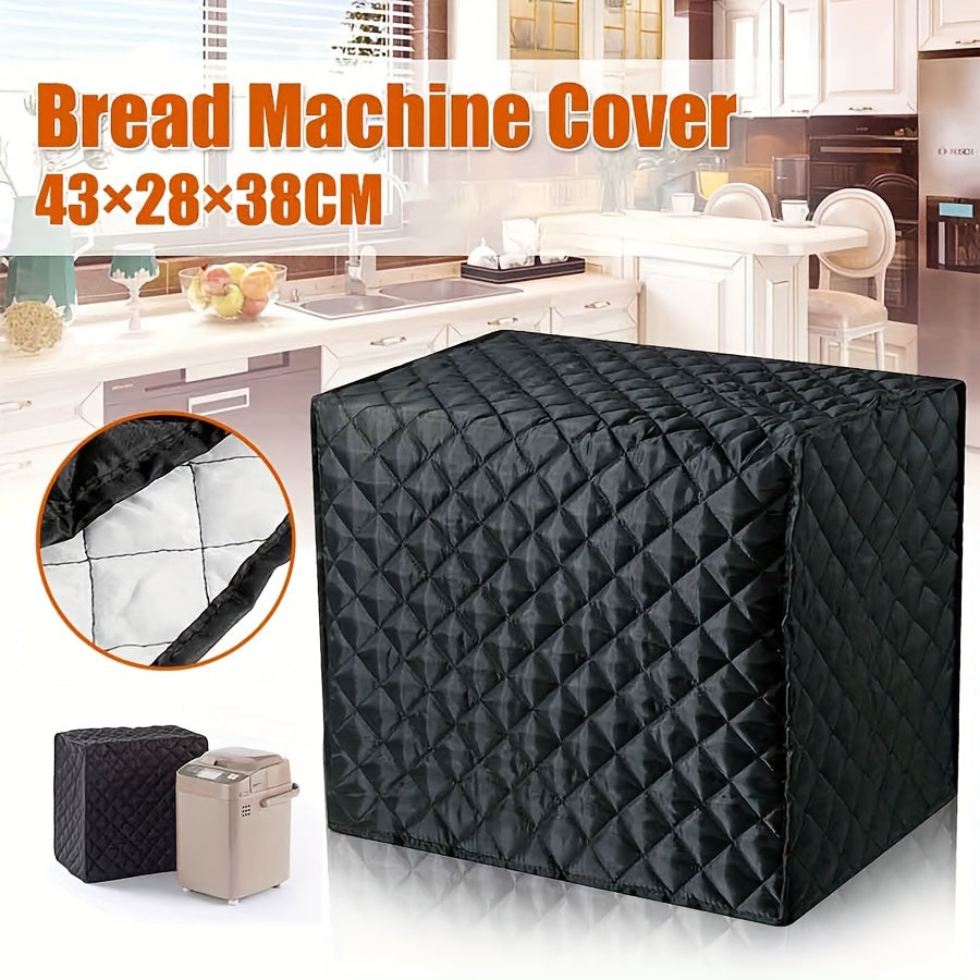 Bread Machine Cover with Diamond Stitching, Washable Non-Electric PC Protector, Clip Filling, for Bread Maker, Splashproof Kitchen Accessory for Bakeware