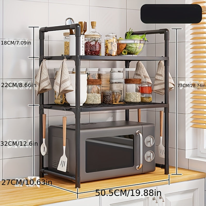 Plastic Kitchen Shelves with Adjustable Design, Pull-Out Pantry Organizer featuring Dividers, Under Sink Cabinet Storage Solution, Simple Assembly without Electricity Needed, Stylish addition to Home Kitchen Furniture.