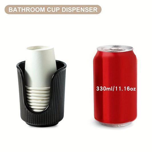 Versatile Cup Organizer: This Disposable and Multifunctional Paper Cup Holder doubles as a Desktop Storage Rack, ideal for Bathroom, Kitchen, or Living Room. Keep your cups, toothbrush, toothpaste, and other essentials neatly organized in this compact