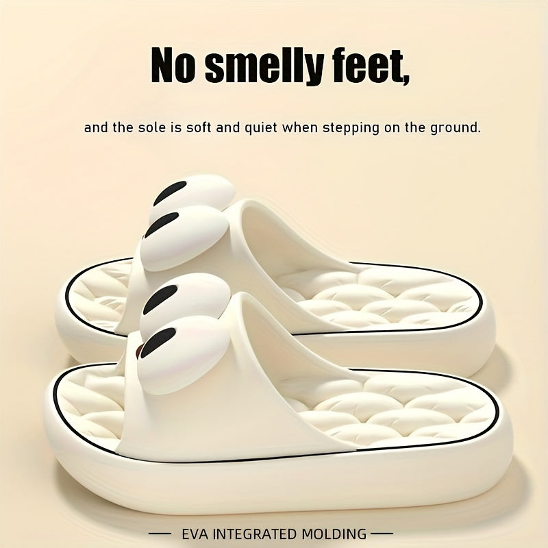 Kawaii cartoon EVA clogs - lightweight, soft soles, non-slip shower slides for summer indoor wear