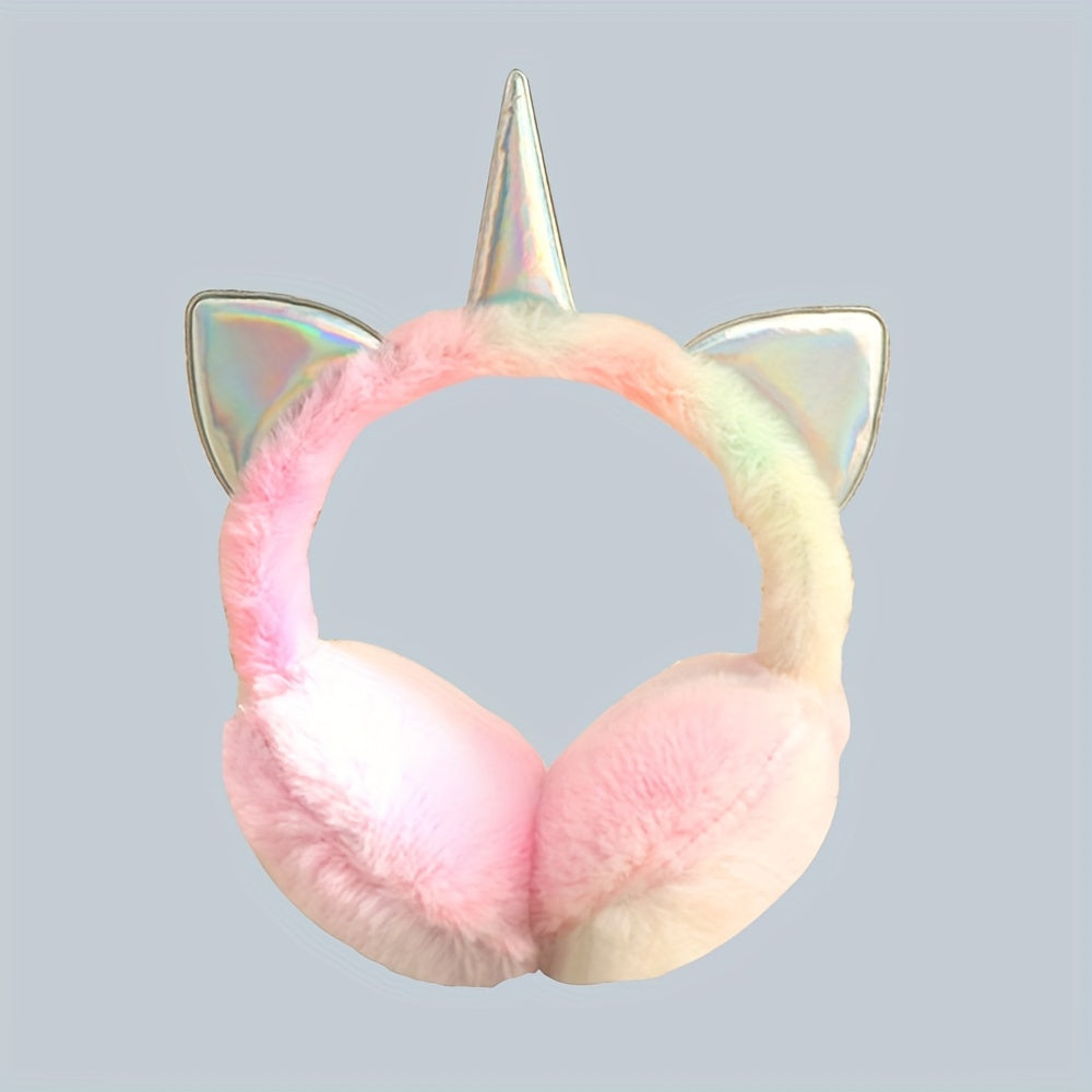 Stay warm and fashionable this winter with our colorful and stylish unicorn earmuffs. These cute sequined ear covers will not only protect your ears from the cold, but also keep them nice and warm.