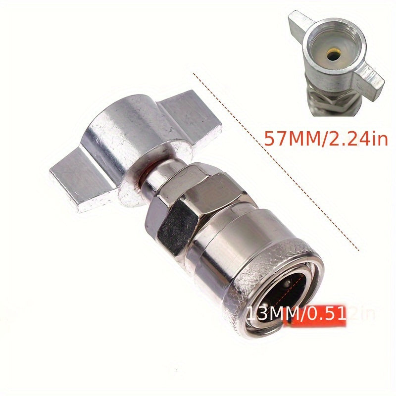 Truck Dust Gun Air Tank Connector - Integrated Straight/Elbow Connector