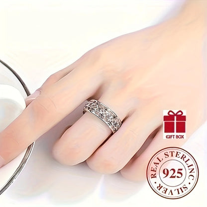 This stunning women's wedding ring is made of elegant 925 pure silver and features a beautiful blue super glossy zirconia stone. It is perfect for daily wear or as a special gift for occasions such as weddings, Valentine's Day, birthdays, parties, and