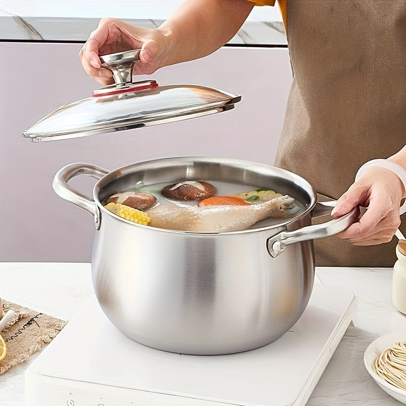 JZ Triple-layered Steel Soup Pot with Extra Thickness