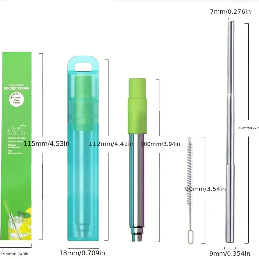 Innovative Telescopic Straw made of Stainless Steel