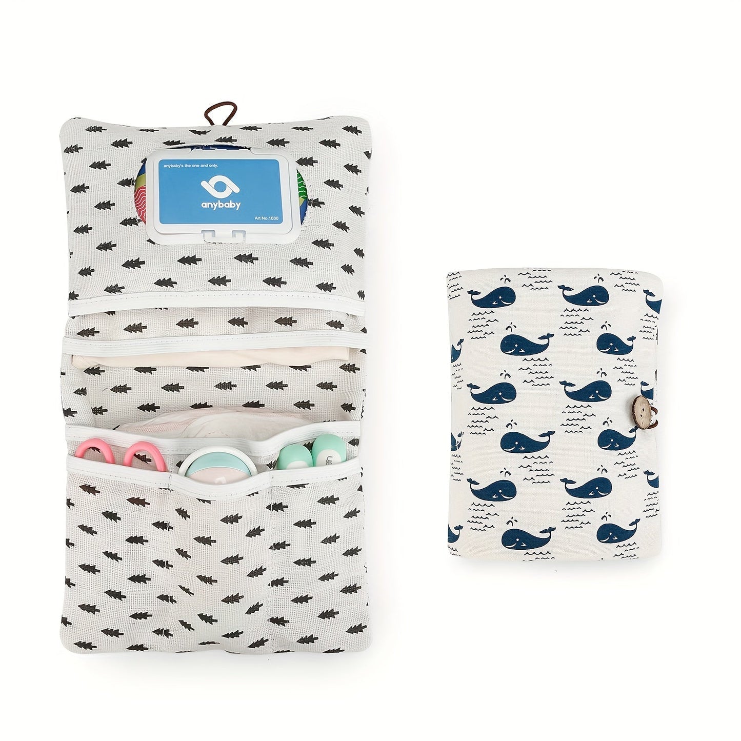 Baby essentials organizer, portable toiletry bag, diaper storage pouch, perfect gift for any holiday!