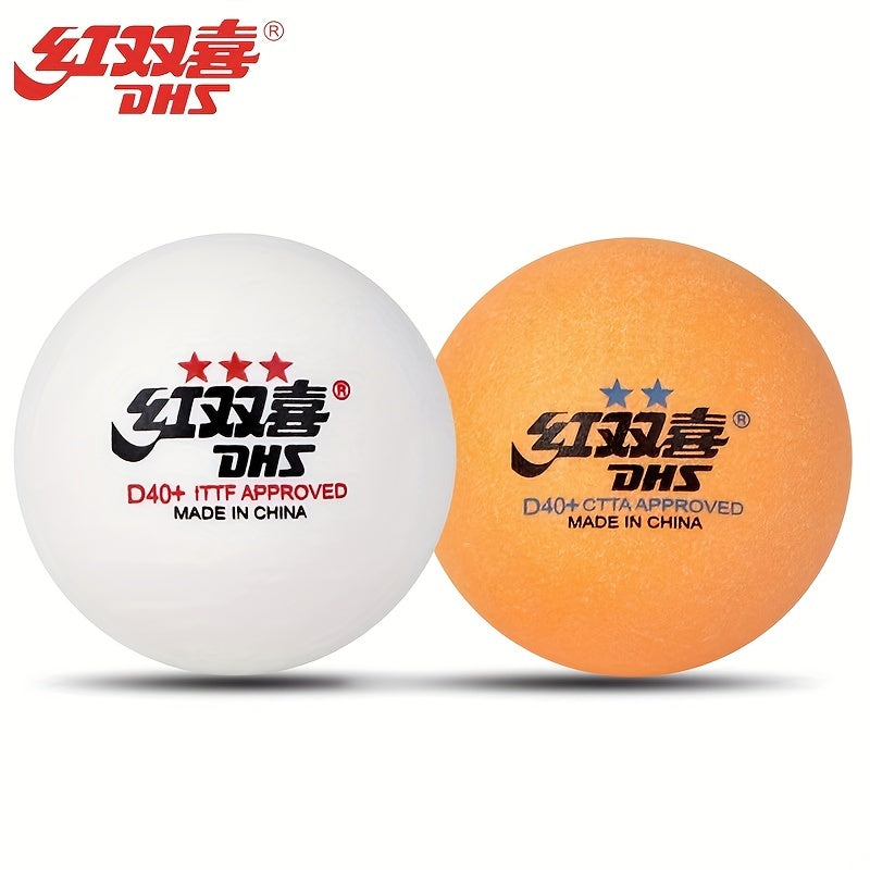 Red Double Happiness Three Stars Table Tennis Competition ping pong ball.