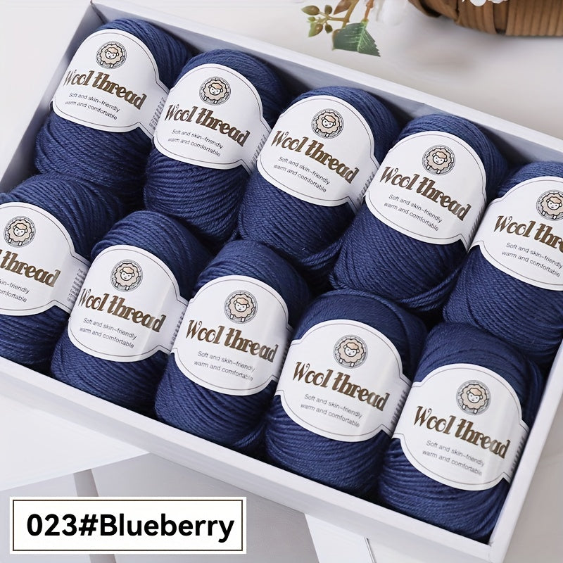 10pcs of high-quality BAYEXY Australian Wool Yarn, perfect for DIY crochet and knitting projects