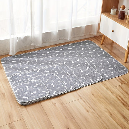 Washable pee pad for dogs with high absorbency and leak-proof design, suitable for potty training.