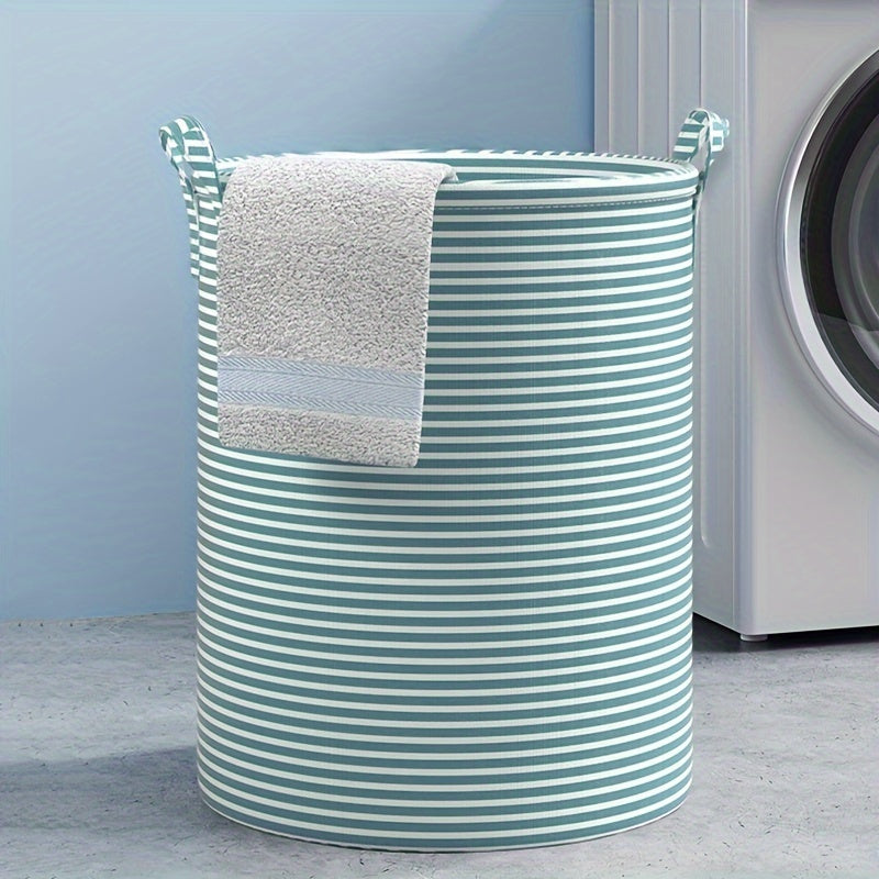 Foldable Storage Basket made from Non Woven fabric, perfect for dirty laundry in the bathroom or as a toy storage bucket.