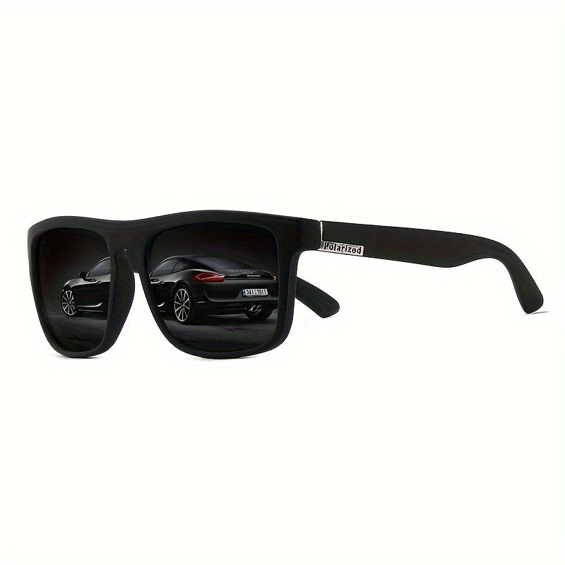 2 pairs of polarized sunglasses with mirrored PC lenses and copper alloy frames are suitable for both men and women for various outdoor activities and casual wear.