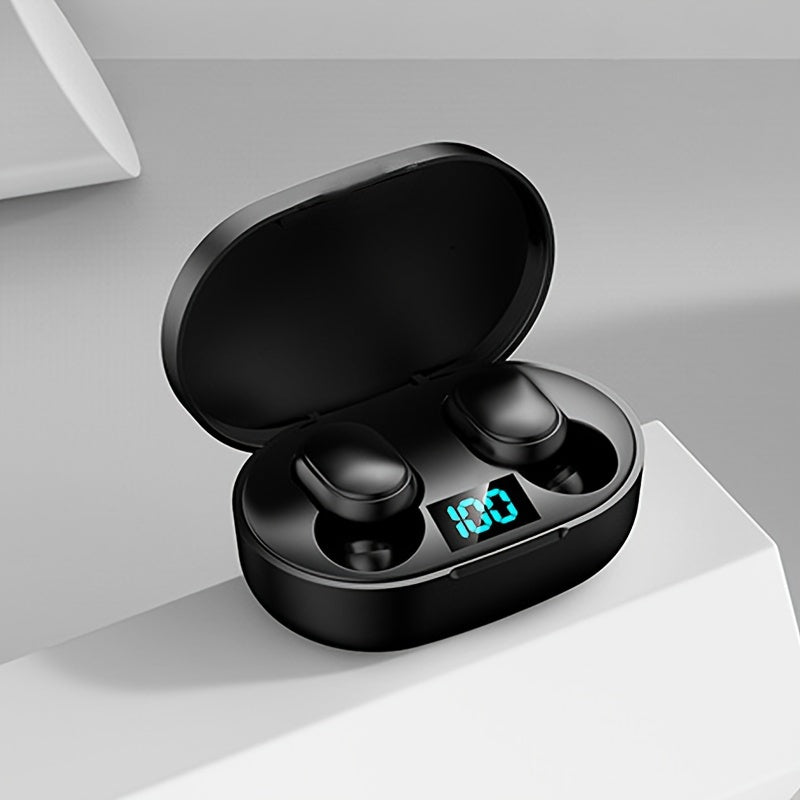 E6s Mini Wireless TWS Earbuds: High-Fidelity Stereo Sound, Wireless Sports & Gaming Headphones, Ideal Holiday Gift for Men and Women