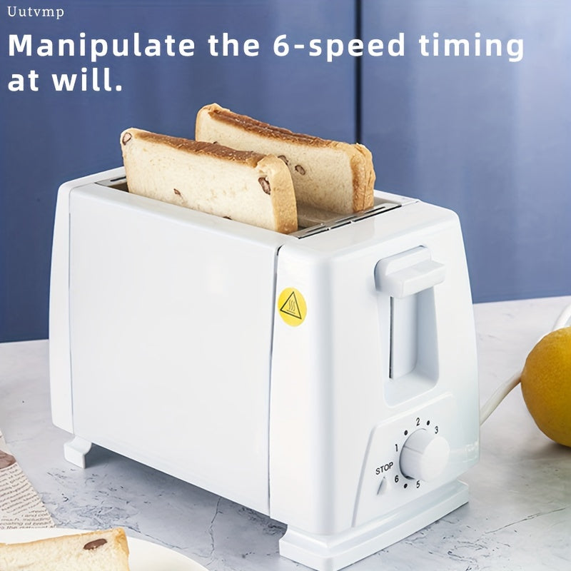 Automatic pop-up function with 6 speed timing for Uutvmp Toaster breakfast sandwich maker.