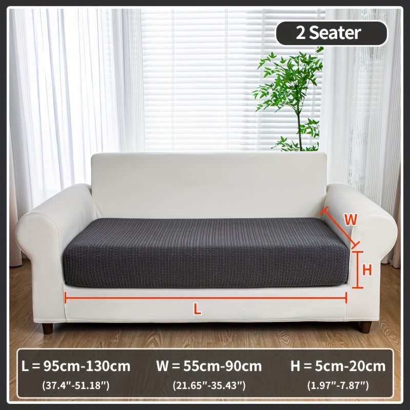 Waterproof stretch sofa cover, modern non-slip couch protector, pet-friendly elastic slipcover for living room, fits all seat and L-shaped sofas.