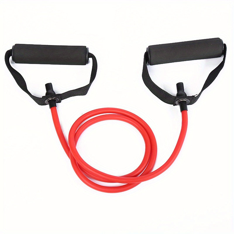 Premium TPE Resistance Band - U-shaped with comfort handles in red/green/black; ideal for home workouts & strength training.