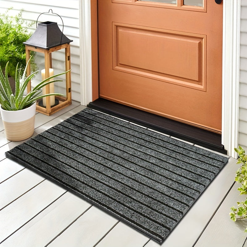 Introducing a versatile Long Striped Carpet (available in multiple sizes) ideal for entryways, with non-slip, waterproof, and stain-resistant features. Perfect for kitchens, living rooms, bedrooms, and hallways, this specially designed mat also functions