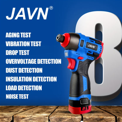 1 Set JAVN 16V Electric Mini Drill Screwdriver, Cordless Household Power Tool