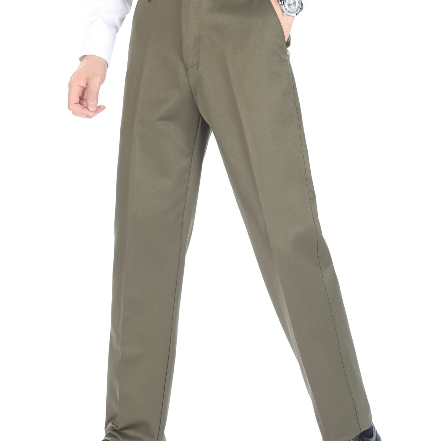 Solid dress suit pants for plus size men ideal for parties, weddings, proms and formal events.