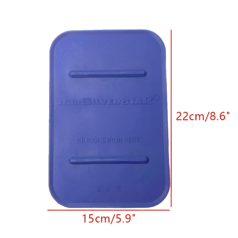 Silicone Iron Rest Pad, Portable Non-Electric Heat Resistant Accessory for Safe and Easy Ironing - HeatGuard 1pc Ironing Board Accessory