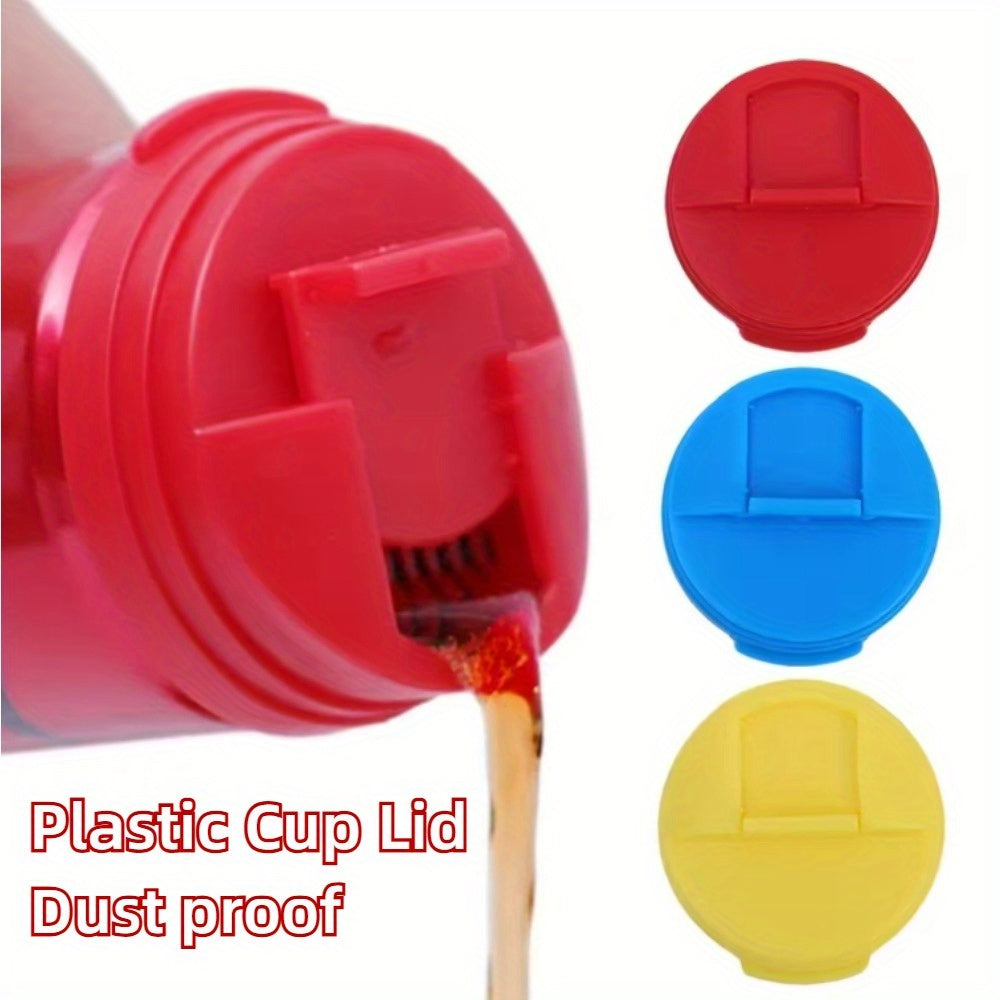 Plastic Soda Can Lid, Spill-Resistant, Reusable Cover for Soda, Beer, and Energy Drinks - Perfect for Outdoor Picnics, Camping, and as Drinkware Accessory