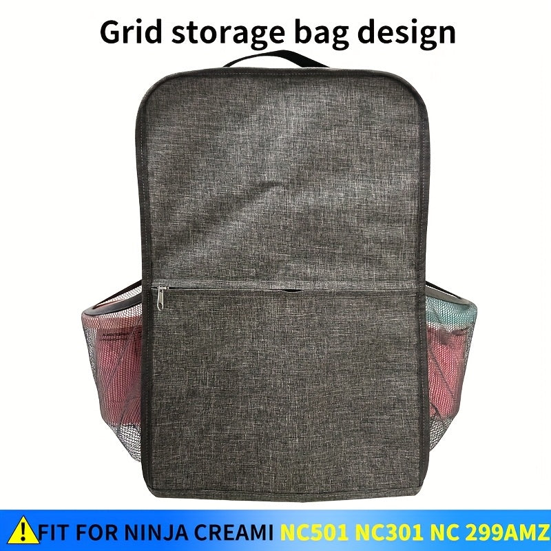 Protect your Ninja Ice Cream Maker NC301/NC501 with this waterproof and dustproof cover. The square PVC storage bag is designed to fit the 0.5 quart capacity machine, and it requires no electricity to use.