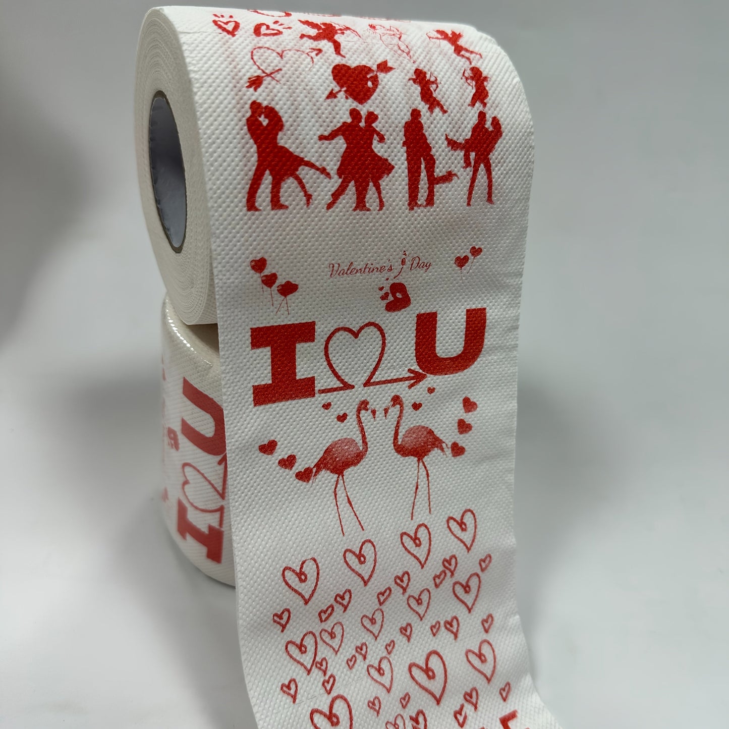 Celebrate Valentine's Day with our Flamingo LOVE-themed gift paper towels! Featuring red hearts and various other patterns, these Valentine's Day decorations are perfect for weddings or as novelty gifts. Made of wood pulp paper, each 100g roll is