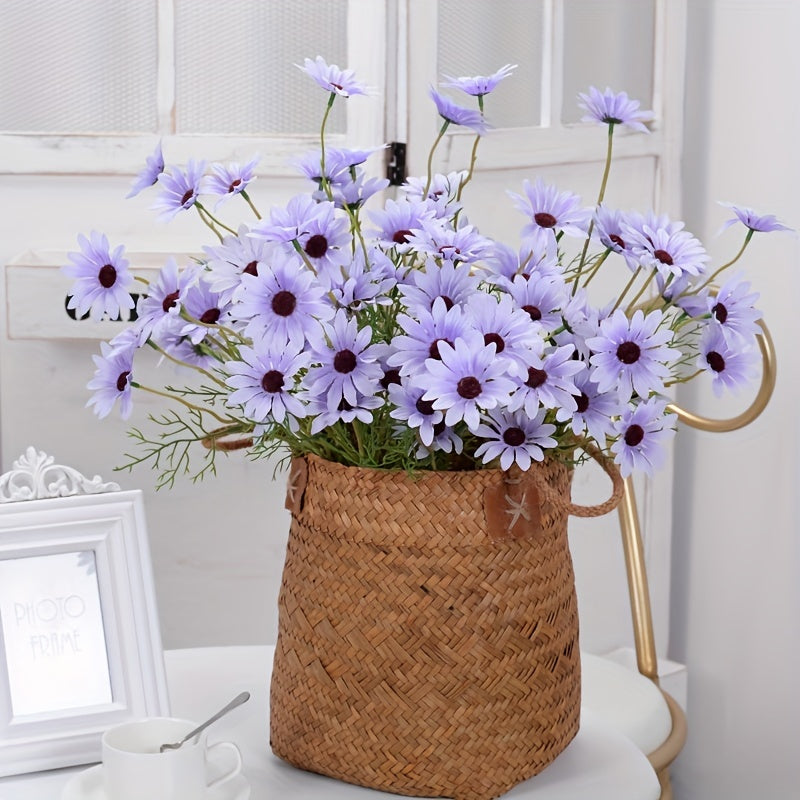 Bulk purchase of artificial daisy bouquets for home decor, weddings, and parties!