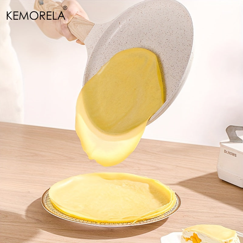 One Medical Stone Crepe Pan by KEMORELA for Making Tortillas, Quesadillas, Faas, Pancakes, and French Toast on Induction Cooker. Complete with Cookware, Kitchen Utensils, Gadgets, and Accessories for your Home Kitchen.