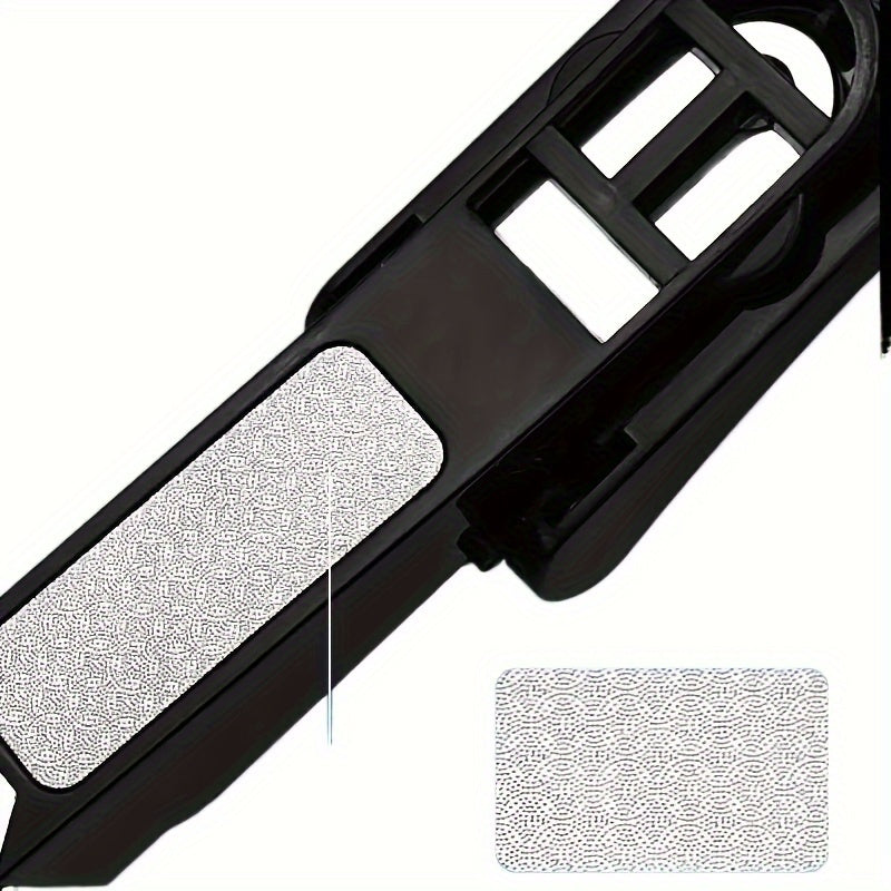 Ergonomic stainless steel nail clippers with magnifying glass, beveled edges, anti-splash design, perfect for all ages, seniors, and comfortable rubber handle.