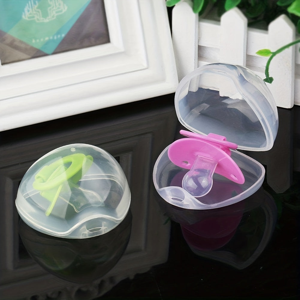 Transparent pacifier holders for Halloween, Christmas, Thanksgiving, and Easter - perfect gift boxes for pacifiers.