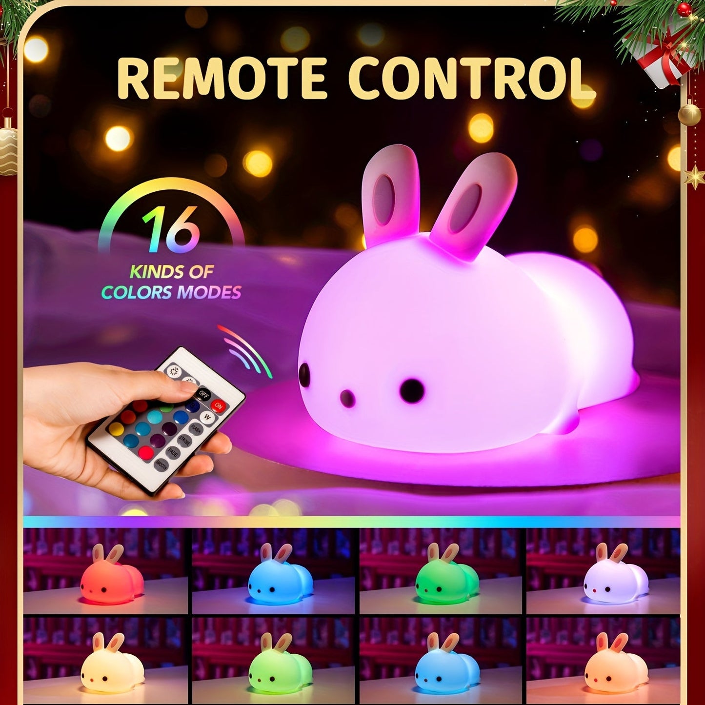 Adorable Bunny Night Light with Remote - Perfect Gift for Teen Girls! 

This rechargeable silicon night light comes in 16 colors and is a great addition to any teen girl's room. It's a cute and practical gift that is sure to be a hit with youngsters who