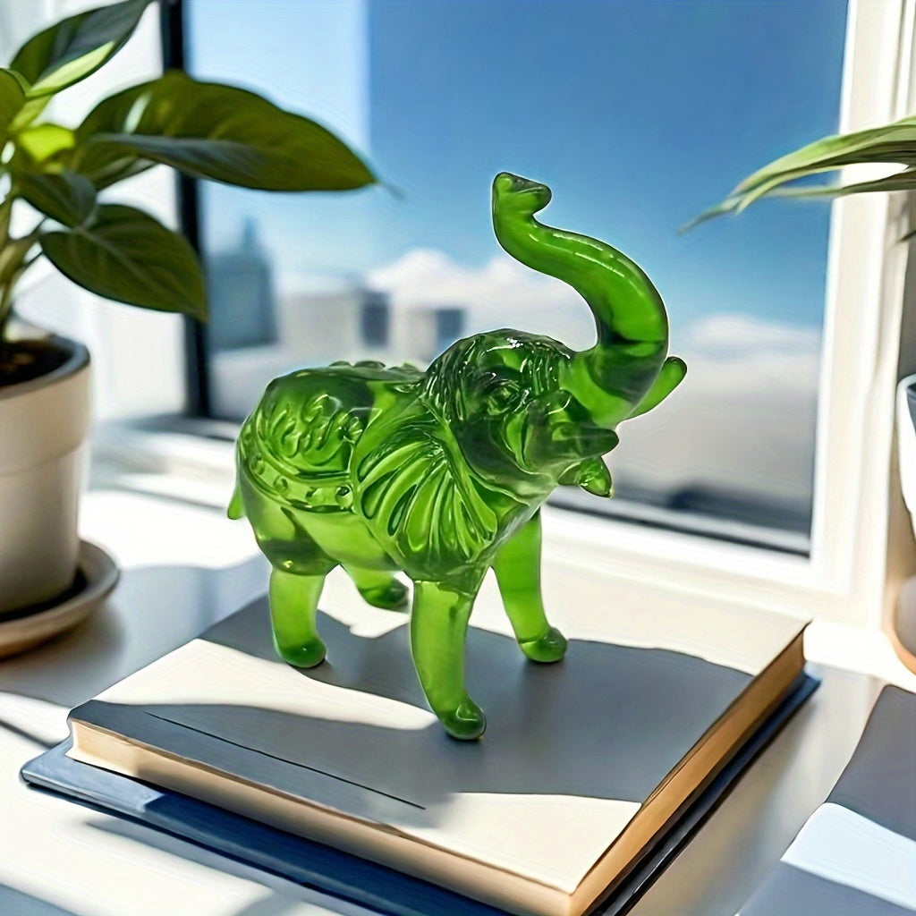 Crystal elephant figurine is a classic collectible home decor item for various holidays and occasions, making it a universal gift with no need for electricity.